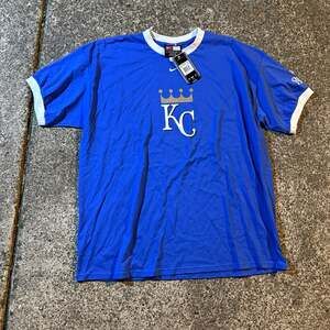 Vintage Nike MLB Kansas City Royals Ringer T-Shirt XXL New With Tags